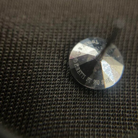 Tiffany & Co. Platinum Elsa Peretti 2ct Round Faceted Stud Earrings – Rare - Picture 3 of 11